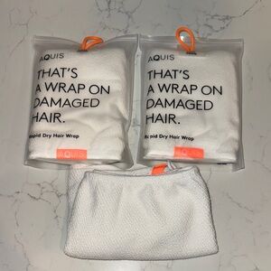 AQUIS Rapid Dry Hair Wrap Set